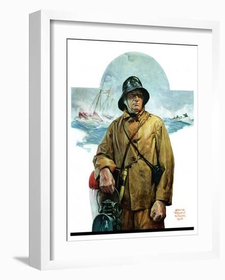 "Storm at Sea,"November 6, 1926-Edgar Franklin Wittmack-Framed Giclee Print