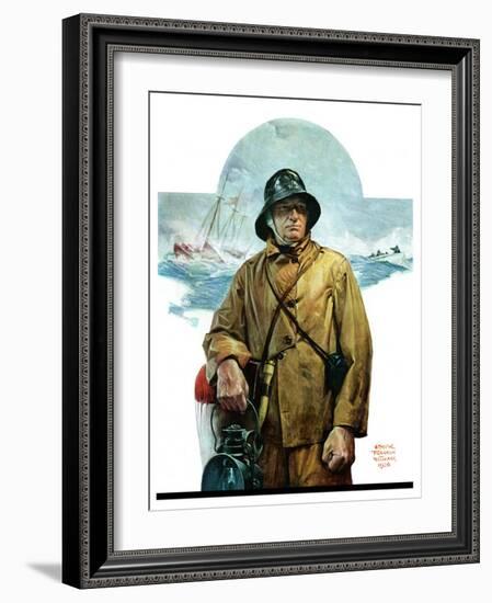 "Storm at Sea,"November 6, 1926-Edgar Franklin Wittmack-Framed Giclee Print