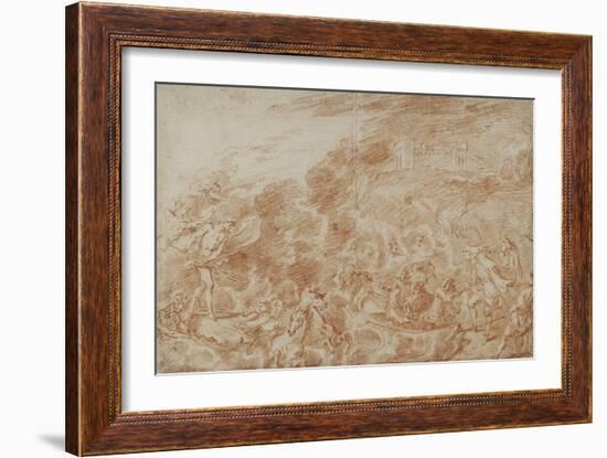 Storm at Sea-Jean Antoine Watteau-Framed Giclee Print