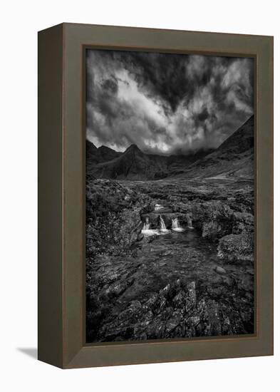 Storm Break Over Glen Brittle-Rory Garforth-Framed Premier Image Canvas