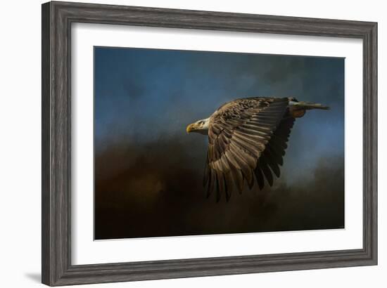 Storm Chaser Bald Eagle-Jai Johnson-Framed Giclee Print