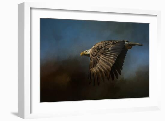 Storm Chaser Bald Eagle-Jai Johnson-Framed Giclee Print