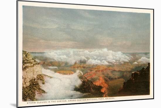 Storm Clouds, Grand Canyon-null-Mounted Art Print