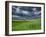 Storm Clouds over Agricultural Wheat Field, Tuscany, Italy-Adam Jones-Framed Photographic Print