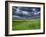 Storm Clouds over Agricultural Wheat Field, Tuscany, Italy-Adam Jones-Framed Photographic Print