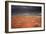 Storm Clouds Over Desert-Robbie Shone-Framed Photographic Print