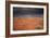 Storm Clouds Over Desert-Robbie Shone-Framed Photographic Print