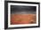 Storm Clouds Over Desert-Robbie Shone-Framed Photographic Print