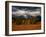 Storm Clouds Over Mountains and Trees, Grand Teton National Park, USA-Carol Polich-Framed Photographic Print