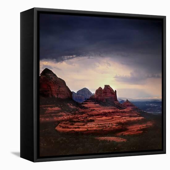 Storm Clouds over Sedona-Jody Miller-Framed Premier Image Canvas