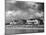 Storm Clouds Over the Promenade and the Beach from the Pier at Southsea Hampshire England-null-Mounted Photographic Print