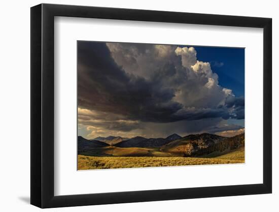 Storm clouds rolling in at sunset, White Mountains, Inyo National Forest, California-Adam Jones-Framed Photographic Print