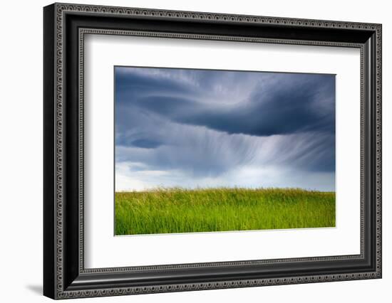 Storm Clouds, Saskatchewan, Canada-null-Framed Photographic Print