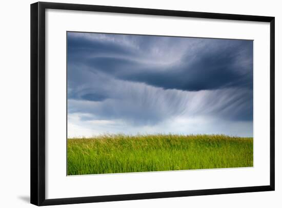 Storm Clouds, Saskatchewan, Canada-null-Framed Photographic Print