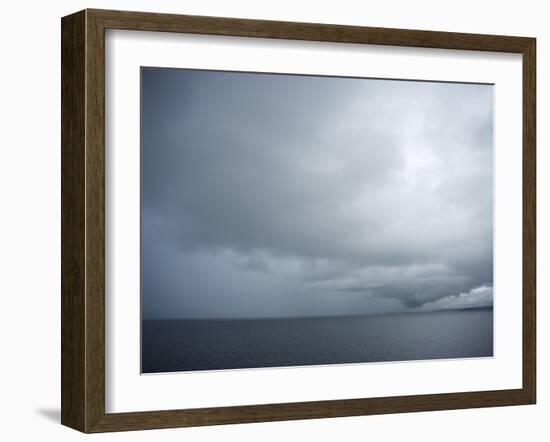 Storm Clouds Settle Over the Puget Sound, Washington State, United States of America, North America-Aaron McCoy-Framed Photographic Print