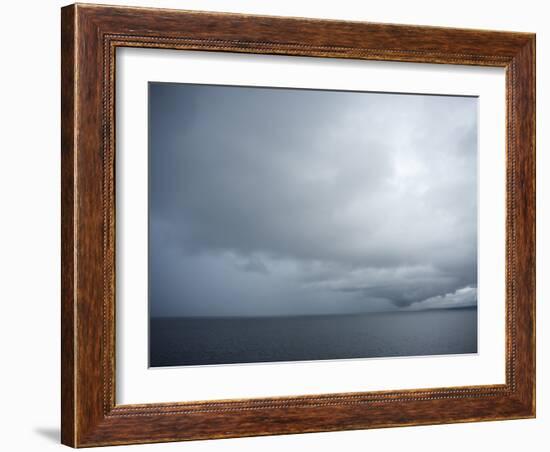 Storm Clouds Settle Over the Puget Sound, Washington State, United States of America, North America-Aaron McCoy-Framed Photographic Print