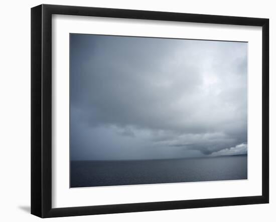 Storm Clouds Settle Over the Puget Sound, Washington State, United States of America, North America-Aaron McCoy-Framed Photographic Print