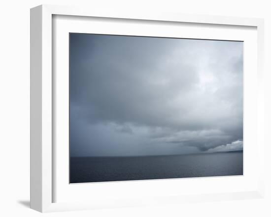 Storm Clouds Settle Over the Puget Sound, Washington State, United States of America, North America-Aaron McCoy-Framed Photographic Print