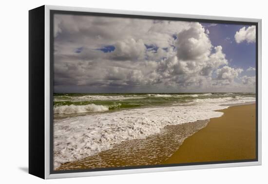 Storm Coming, Eastern Florida Coast, Atlantic Ocean, Jupiter, Florida-Rob Sheppard-Framed Premier Image Canvas