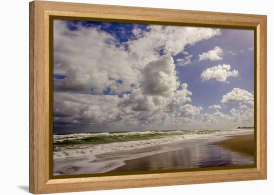 Storm Coming, Eastern Florida Coast, Atlantic Ocean, Jupiter, Florida-Rob Sheppard-Framed Premier Image Canvas