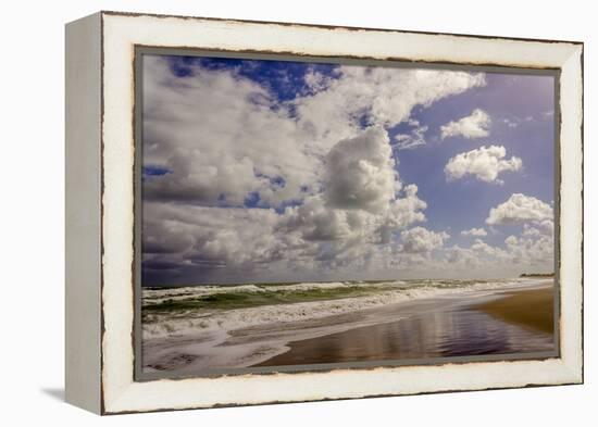 Storm Coming, Eastern Florida Coast, Atlantic Ocean, Jupiter, Florida-Rob Sheppard-Framed Premier Image Canvas