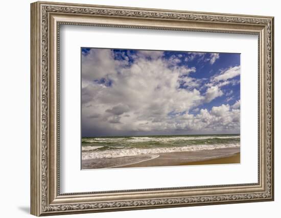 Storm Coming In, Eastern Florida Coast, Atlantic Ocean, Near Jupiter-Rob Sheppard-Framed Photographic Print