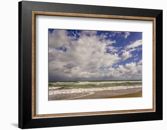 Storm Coming In, Eastern Florida Coast, Atlantic Ocean, Near Jupiter-Rob Sheppard-Framed Photographic Print