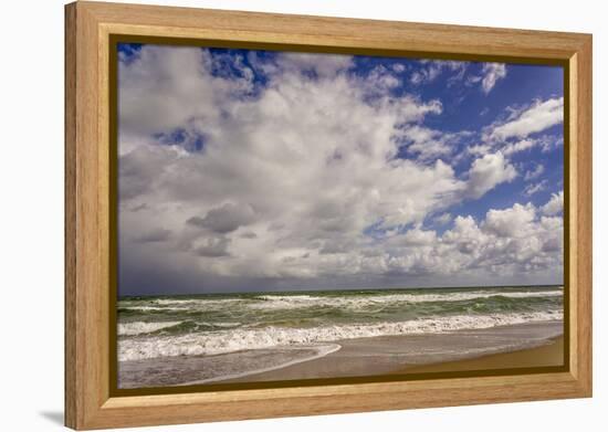 Storm Coming In, Eastern Florida Coast, Atlantic Ocean, Near Jupiter-Rob Sheppard-Framed Premier Image Canvas