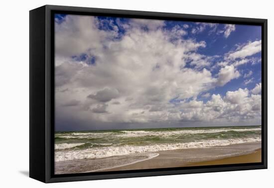 Storm Coming In, Eastern Florida Coast, Atlantic Ocean, Near Jupiter-Rob Sheppard-Framed Premier Image Canvas