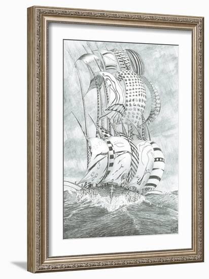 Storm Creators Mawson Sea, 2018-Vincent Alexander Booth-Framed Premium Giclee Print