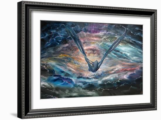 Storm Creators Saturn, 2021, (Oil on Canvas)-Vincent Alexander Booth-Framed Giclee Print