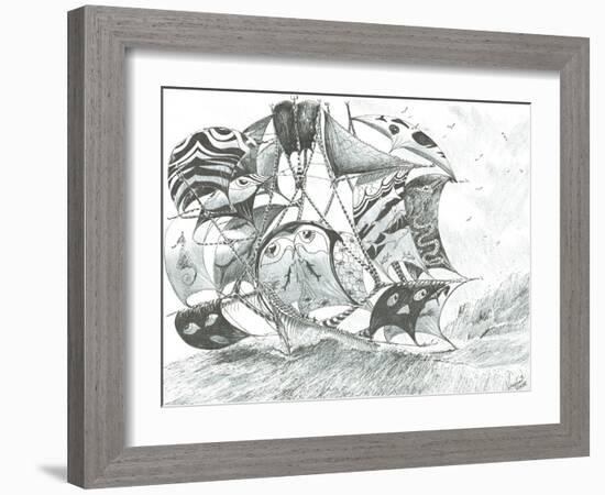 Storm creators Seto Inland Sea-Vincent Alexander Booth-Framed Giclee Print