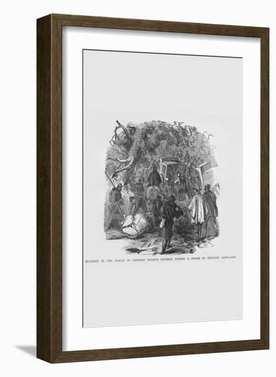 Storm During the March of General Banks-Frank Leslie-Framed Art Print