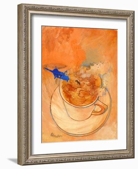 Storm in a Teacup, 1970s-George Adamson-Framed Giclee Print