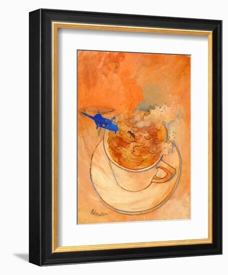 Storm in a Teacup, 1970s-George Adamson-Framed Giclee Print