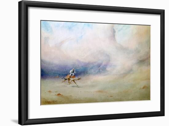 Storm in the Desert, 1901-Robert Talbot Kelly-Framed Giclee Print