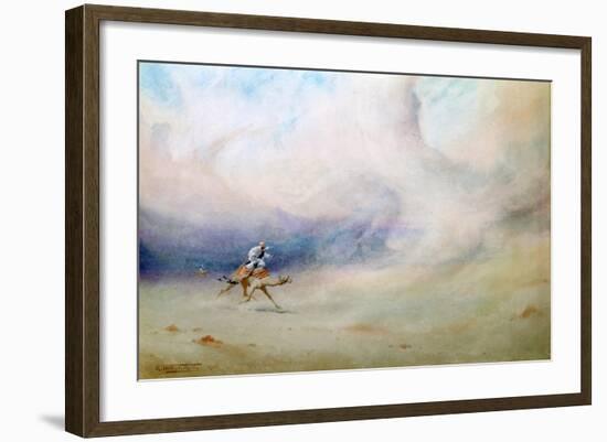 Storm in the Desert, 1901-Robert Talbot Kelly-Framed Giclee Print