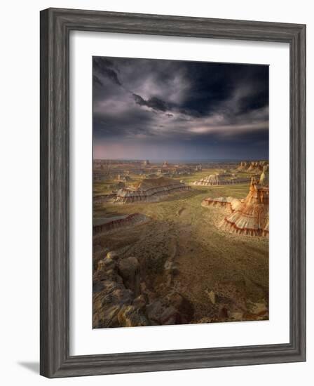 Storm in the distance-Greg Barsh-Framed Photographic Print