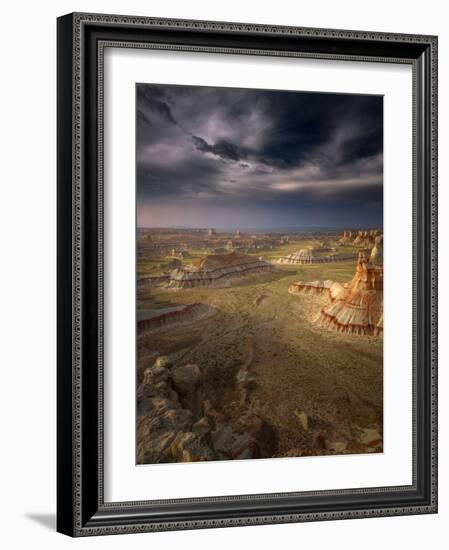 Storm in the distance-Greg Barsh-Framed Photographic Print