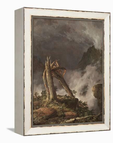 Storm in the Mountains, 1847 (Oil on Canvas)-Frederic Edwin Church-Framed Premier Image Canvas