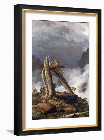 Storm in the Mountains-Frederic Edwin Church-Framed Art Print