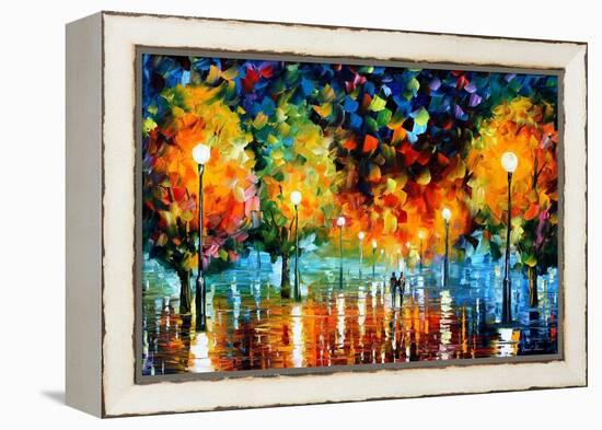 Storm Of Happiness-Leonid Afremov-Framed Stretched Canvas