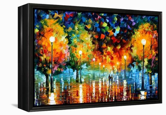 Storm Of Happiness-Leonid Afremov-Framed Stretched Canvas