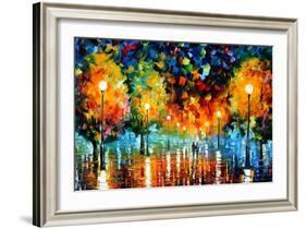Storm Of Happiness-Leonid Afremov-Framed Art Print