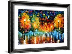 Storm Of Happiness-Leonid Afremov-Framed Art Print