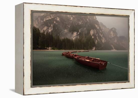 Storm on Braies-Marco Tagliarino-Framed Premier Image Canvas