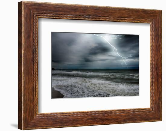 Storm on the Sea-null-Framed Art Print