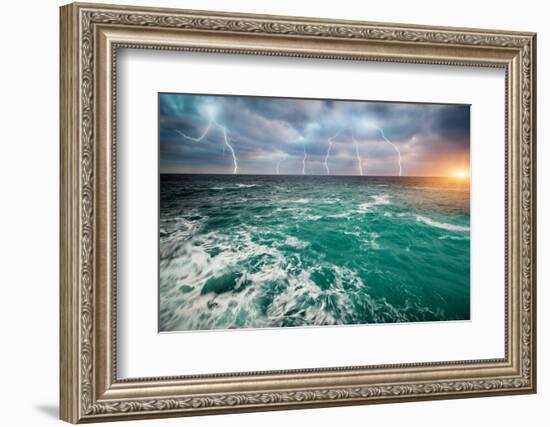 Storm on the Sea-Kashak-Framed Photographic Print