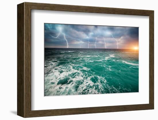 Storm on the Sea-Kashak-Framed Photographic Print