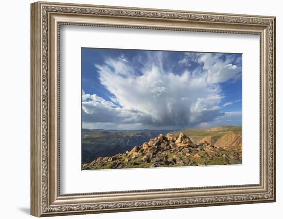 Storm over Beartooth Mountains, Montana.-Alan Majchrowicz-Framed Photographic Print